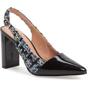 Halogen x Atlantic Pacific Larissa Slingback Pumps Sz 8